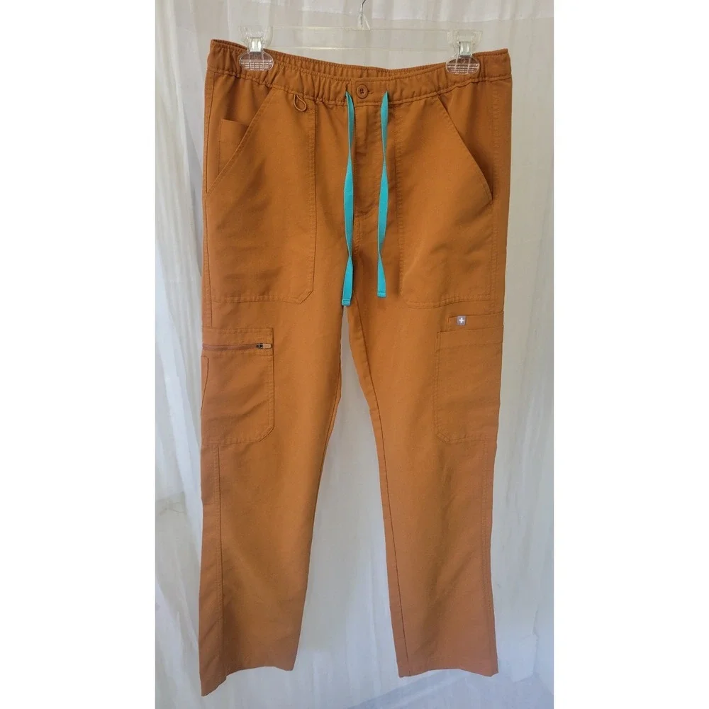 Figs Technical Collection Men's Size Small Scrub Pants - Terracotta